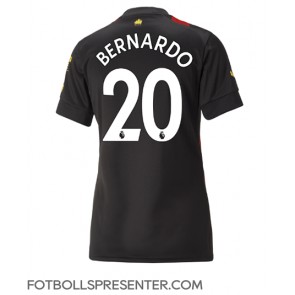 Manchester City Bernardo Silva #20 Borta Matchtröja Dam 2022-23 Kortärmad